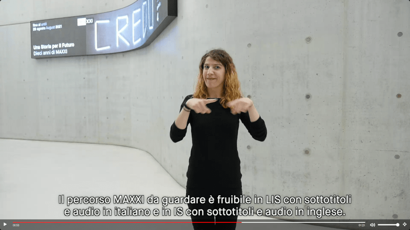 guida museale in lingua dei segni italiana ed internazionale
