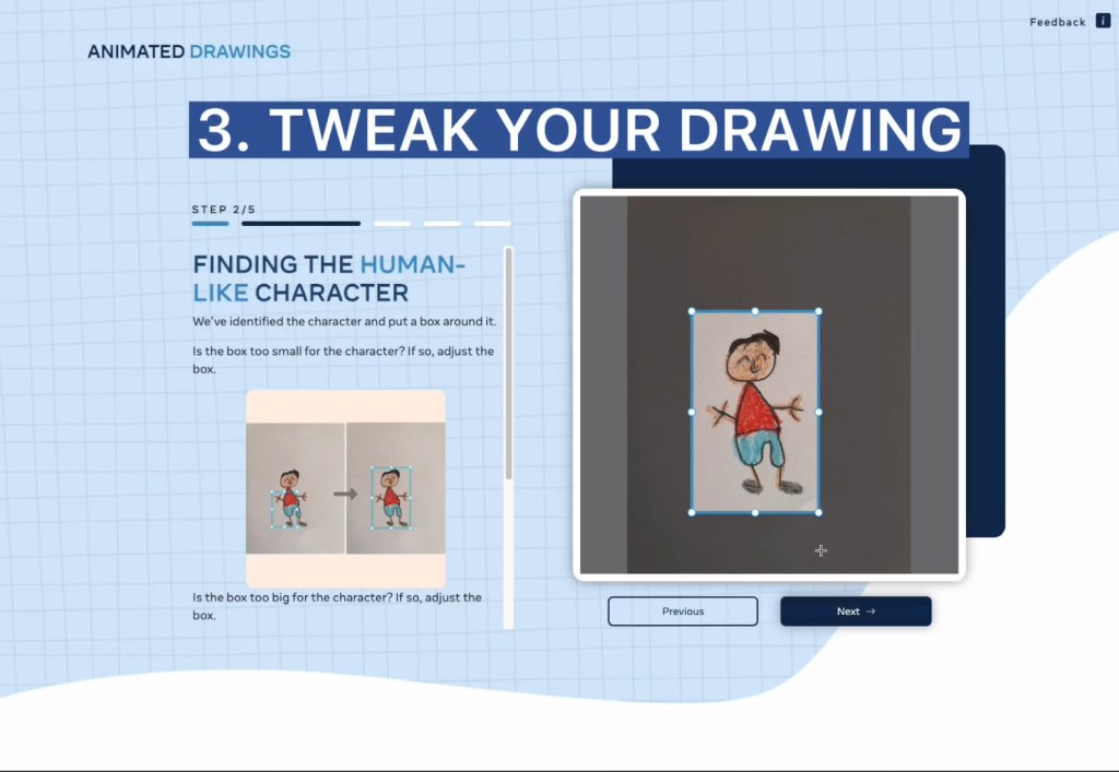 analisi di un disegno infantile per realizzarne una versione animata