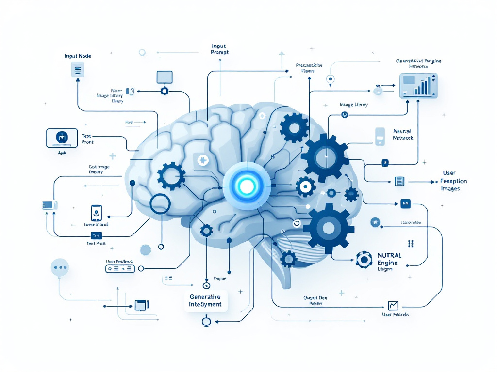 ironica e improbabile rappresentazione di una rappresentazione di funzionamento di un cervello dei motori di ricerca che prende in considerazione tanti parametri per analizzare e valorizzare un sto web