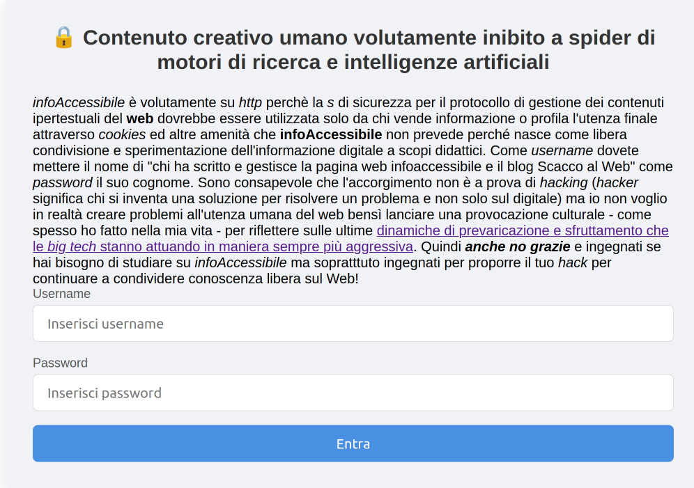 Oh provaci ad andare a leggere su infoAccessibile l'abbecedario sull'#InclusiveDesign ma se sei un bot AI 'STICAZZI!