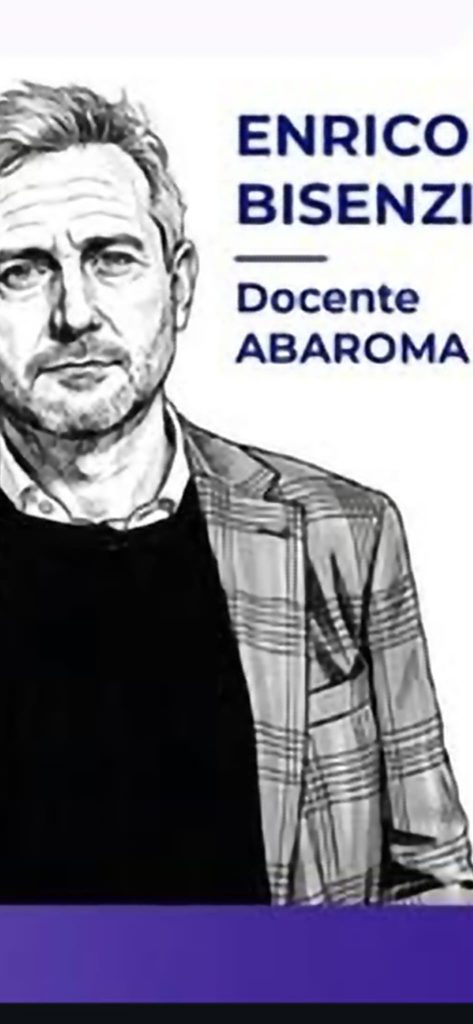 illustrazione realizzata dalla redazione insight di aba roma rappresentante il docente enrico bisenzi grigio affaticato con le occhiaie dignitoso ma trasandato comunque determinato a continuare a lavorare a favore dei propri studenti