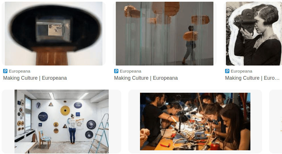 semepio di immagini autentiche estrapolate da europeana.eu